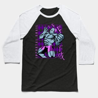 The Immortal Snail ( The Snail ) anime inspired fighter meme Baseball T-Shirt